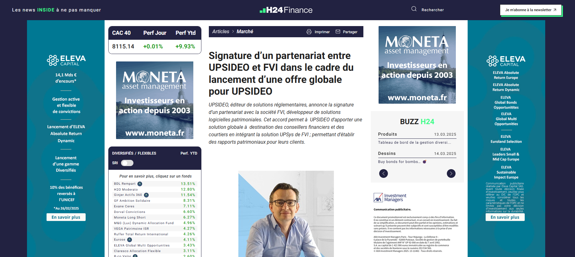 Partenariat UPSIDEO x FVI