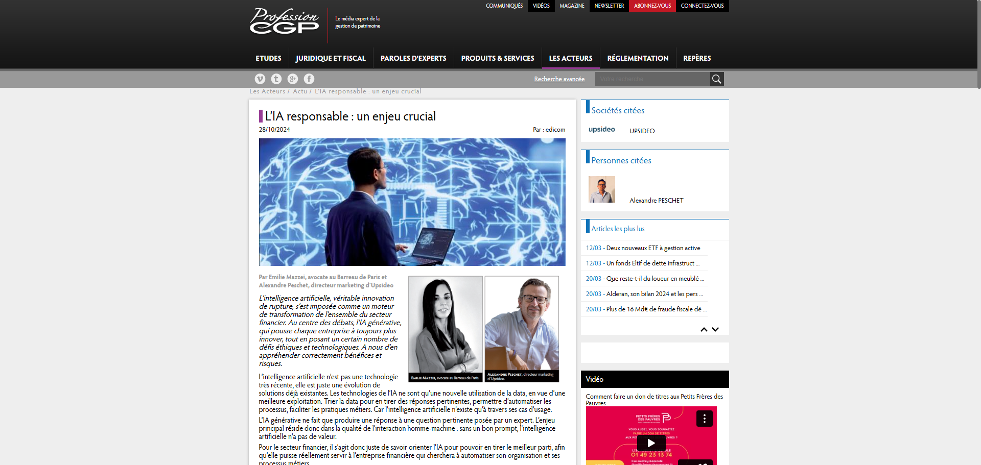 L’IA Responsable : un enjeu crucial